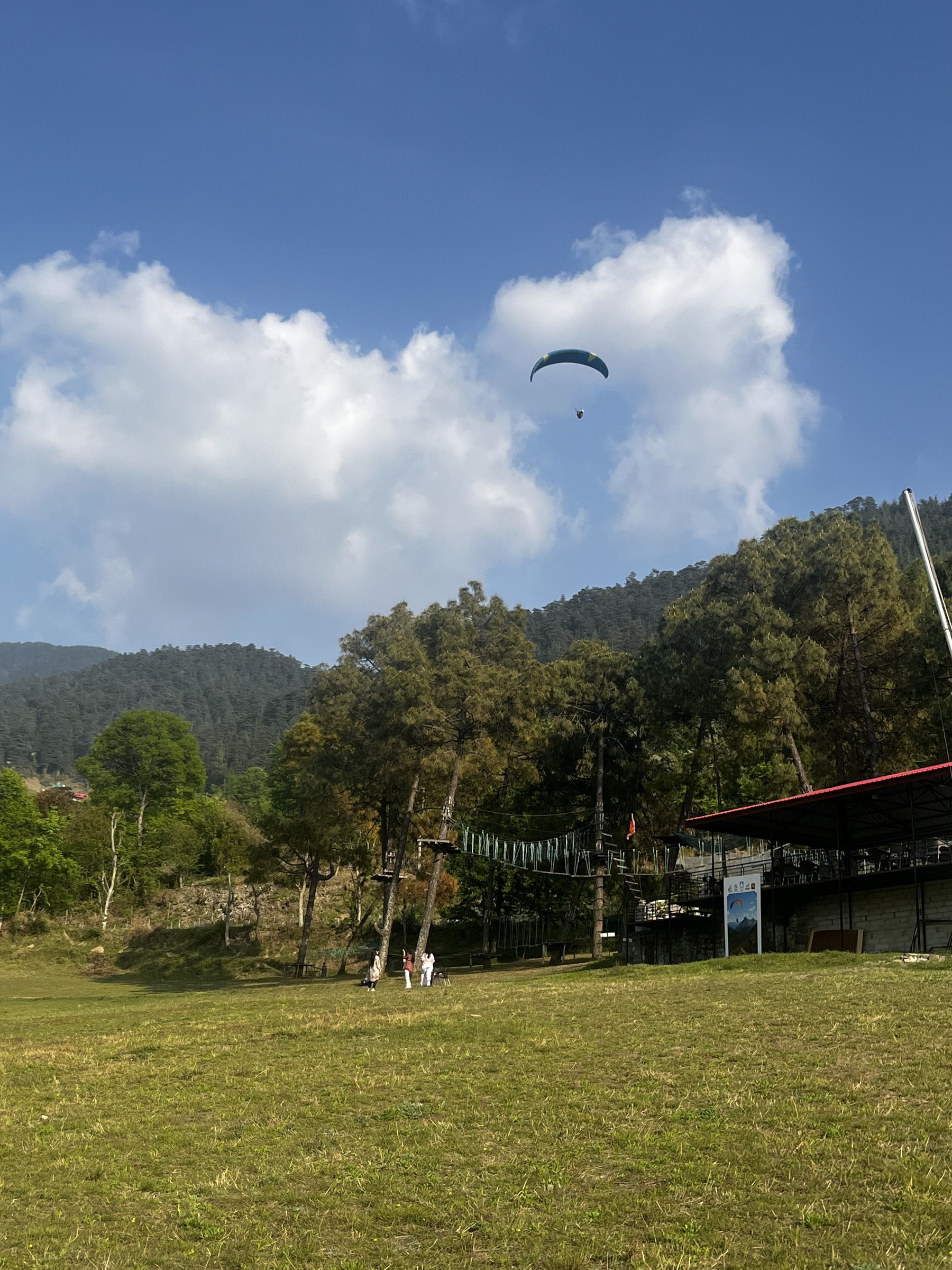 100ft waterfall trek near The Glide Inn Shimla